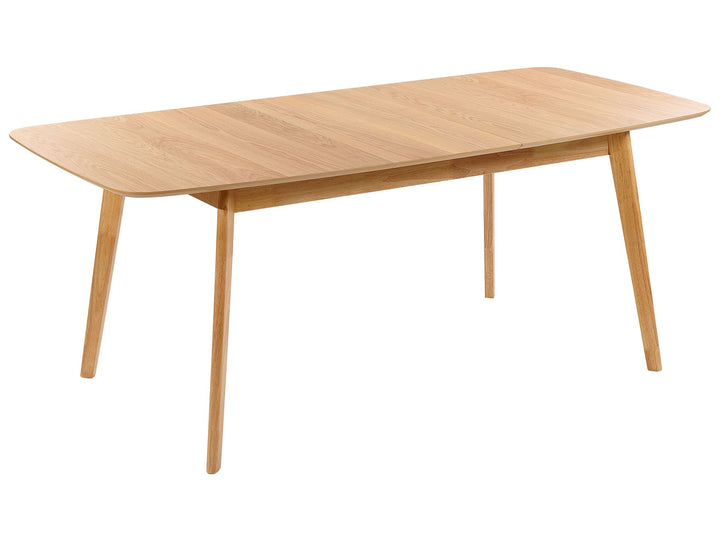 Madox Extending Dining Table 150/190 x 90 cm Light Wood