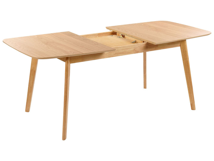 Madox Extending Dining Table 150/190 x 90 cm Light Wood