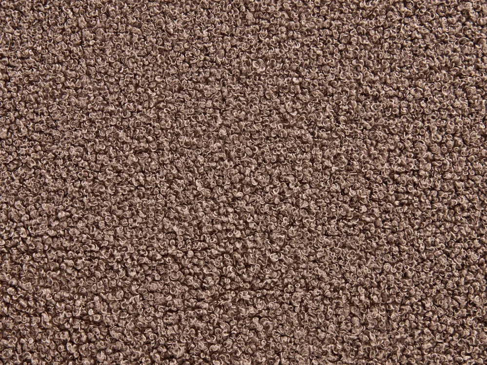 Ottoman Bed Boucle 180 x 200 cm (EU Super King) Brown Drew