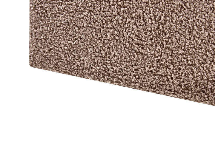 Ottoman Bed Boucle 180 x 200 cm (EU Super King) Brown Drew