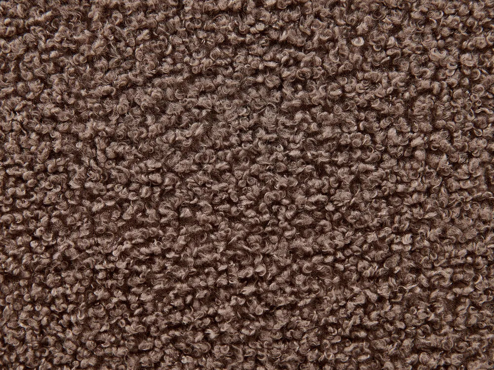 Bed Boucle 180 x 200 cm (EU Super King) Brown Modica