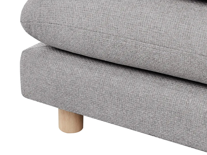 Sofa 2 Seater Fabric Grey with Cushion Ellard
