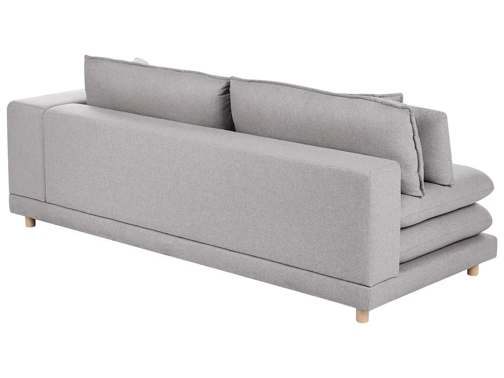 Sofa 2 Seater Fabric Grey with Cushion Ellard