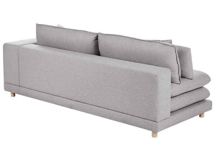 Sofa 2 Seater Fabric Grey with Cushion Ellard