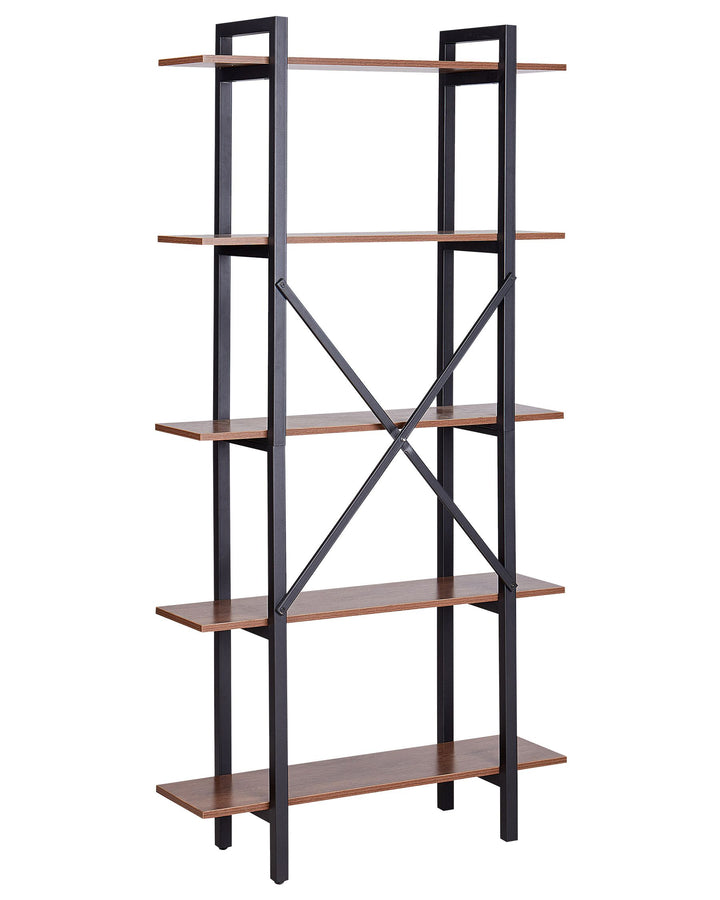 5 Tier Shelving Unit 180 cm Dark Brown Taoussi