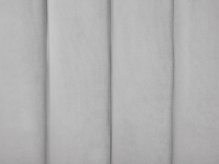 Bed Velvet 180 x 200 cm (EU Super King) Light Grey Tryston