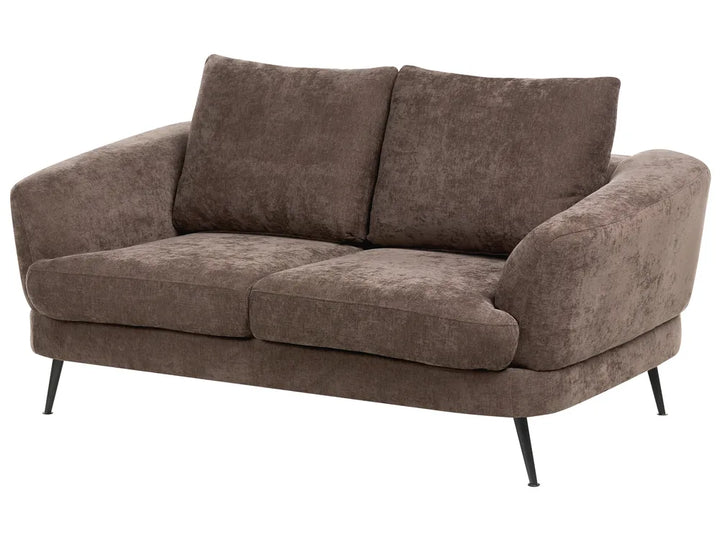 Sofa 2 Seater Chenille Dark Brown Cleo