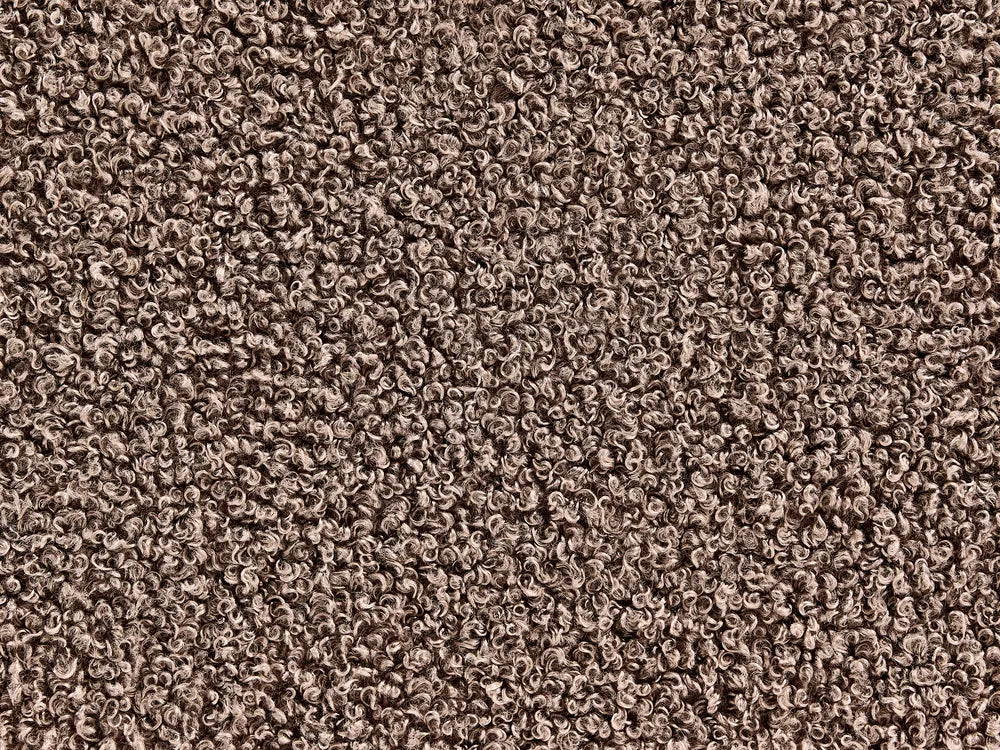 Bed Boucle 140 x 200 cm (EU Double) Brown Belo