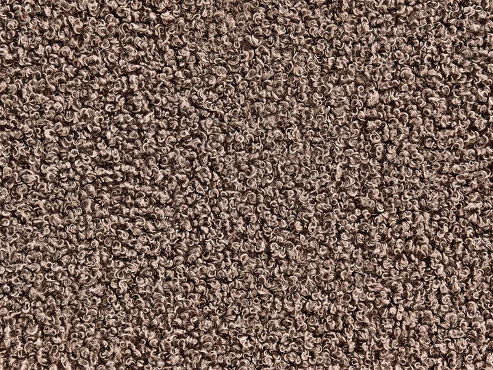 Bed Boucle 140 x 200 cm (EU Double) Brown Belo