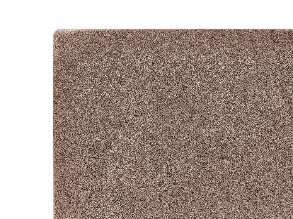 Bed Boucle 140 x 200 cm (EU Double) Brown Belo