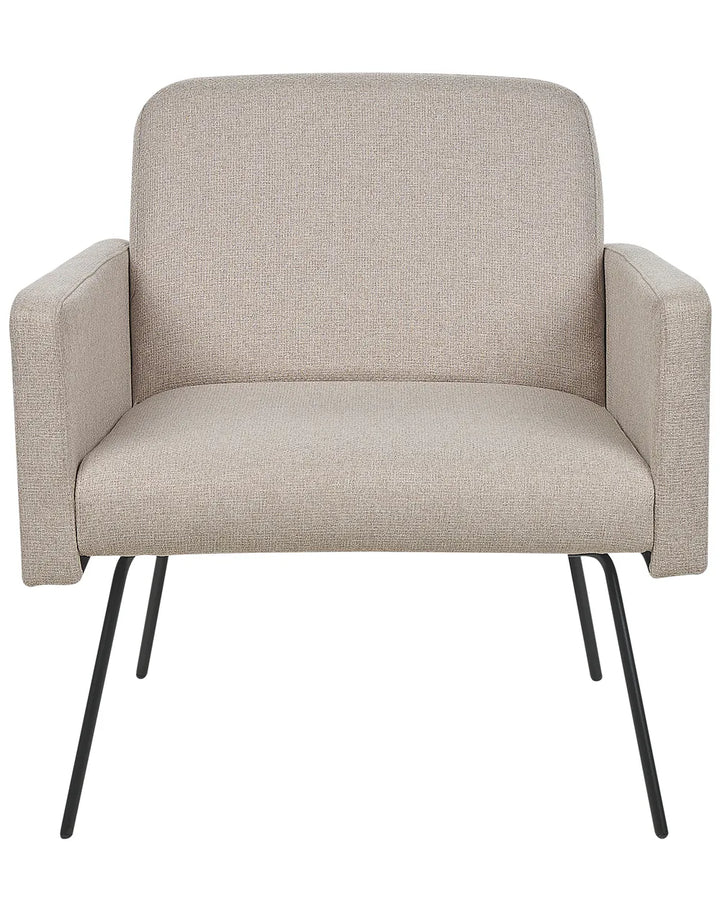 Armchair Fabric Beige Shalisia