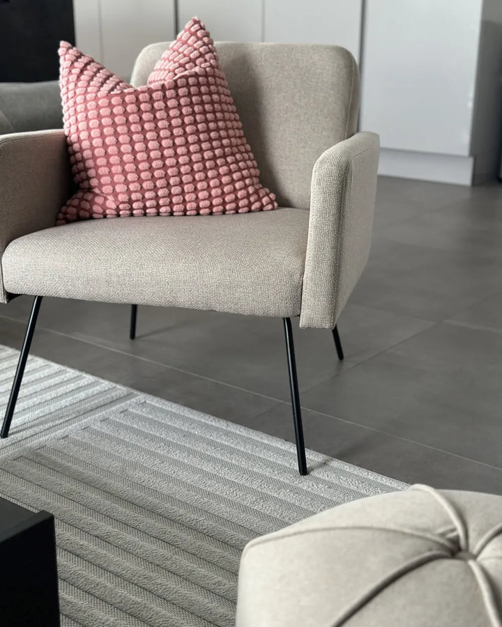 Armchair Fabric Beige Shalisia