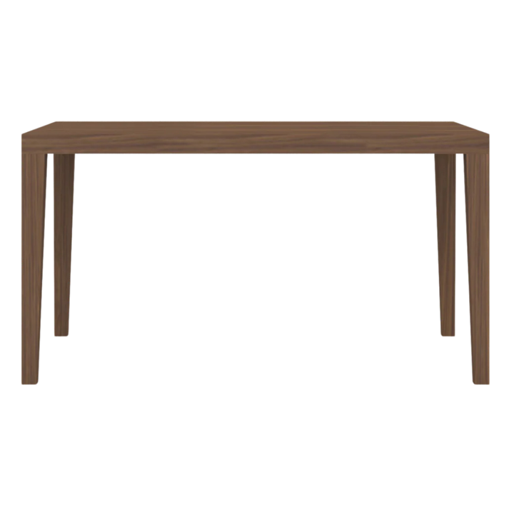 Peony Walnut Brown Oak Wood Dining Table