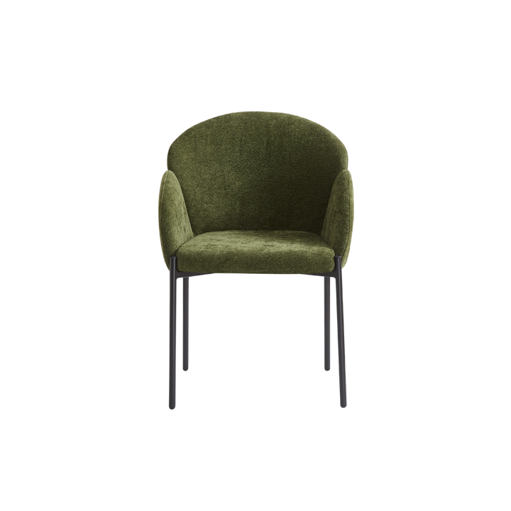 Petal Set of 2  Dining  Chair - Olive Soft Weave