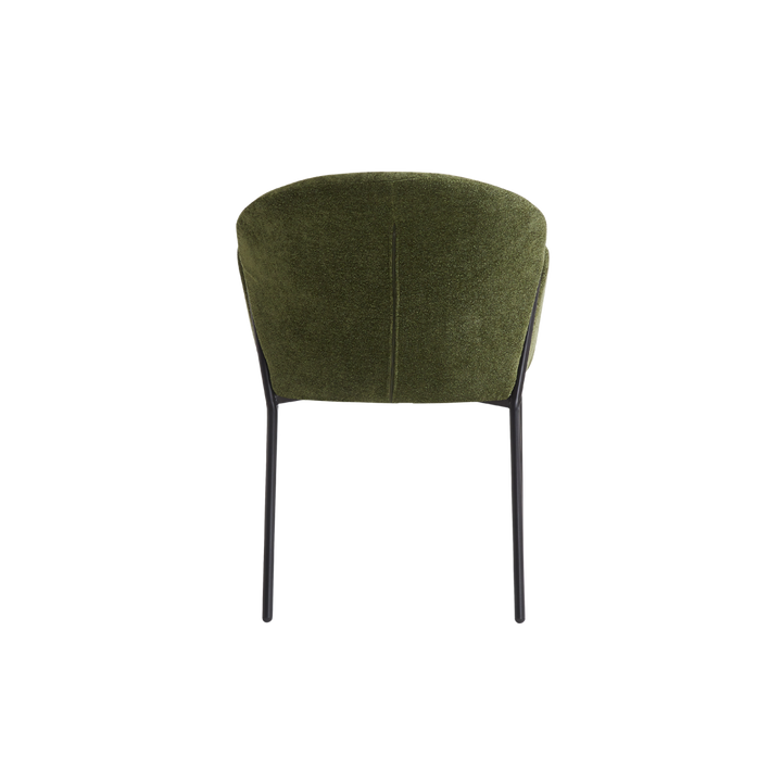 Petal Set of 2  Dining  Chair - Olive Soft Weave
