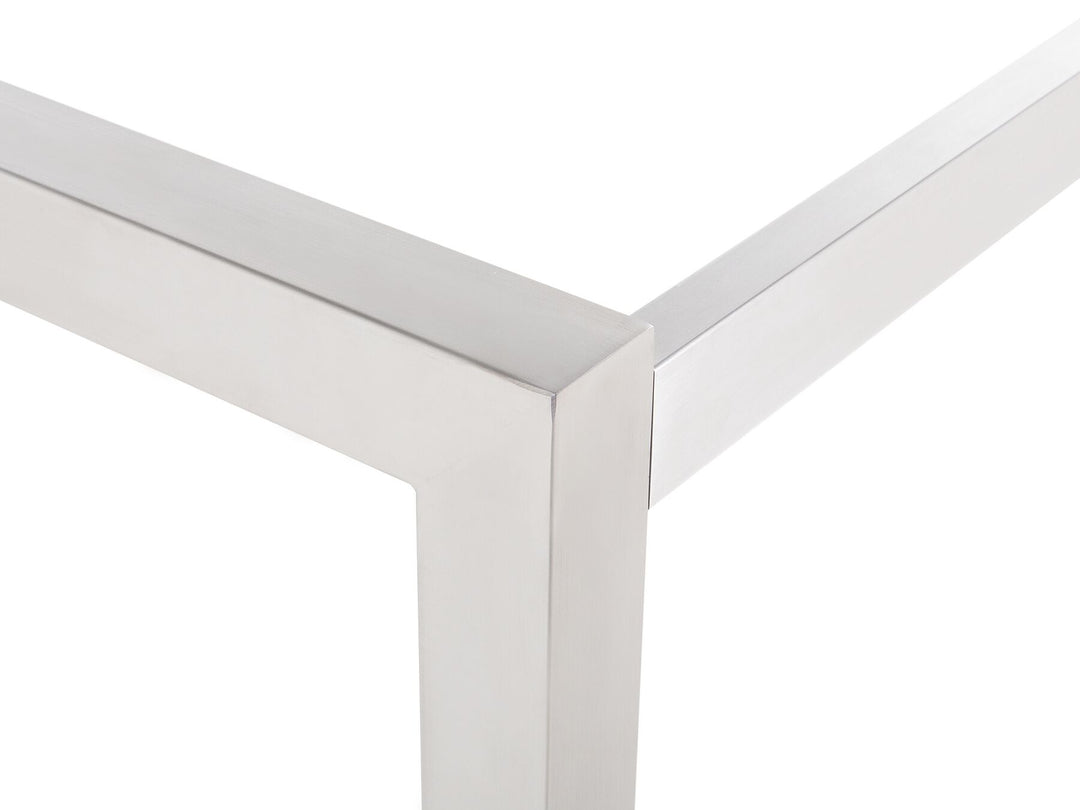 Grosseto Garden Dining Table 220 cm 100 cm Polished Granite Grey