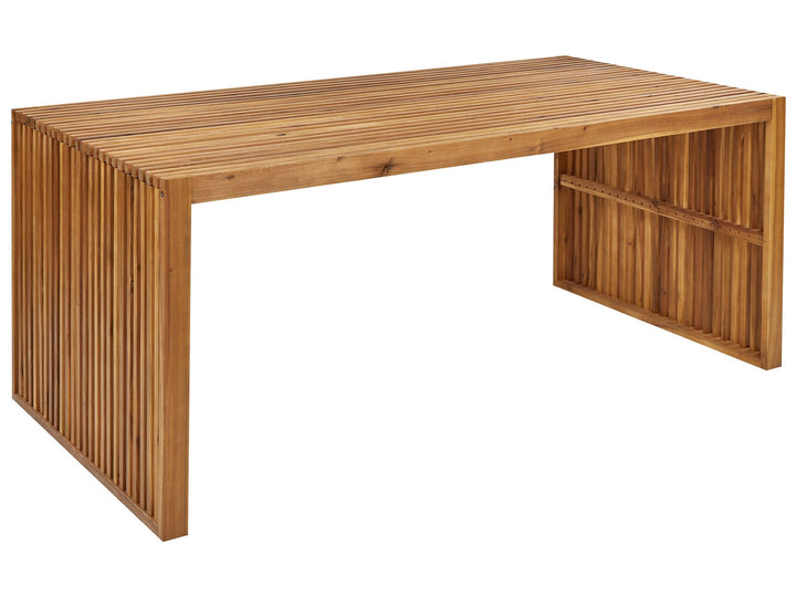 Sulzano Garden Dining Table 180 cm 90 cm Acacia Wood Brown