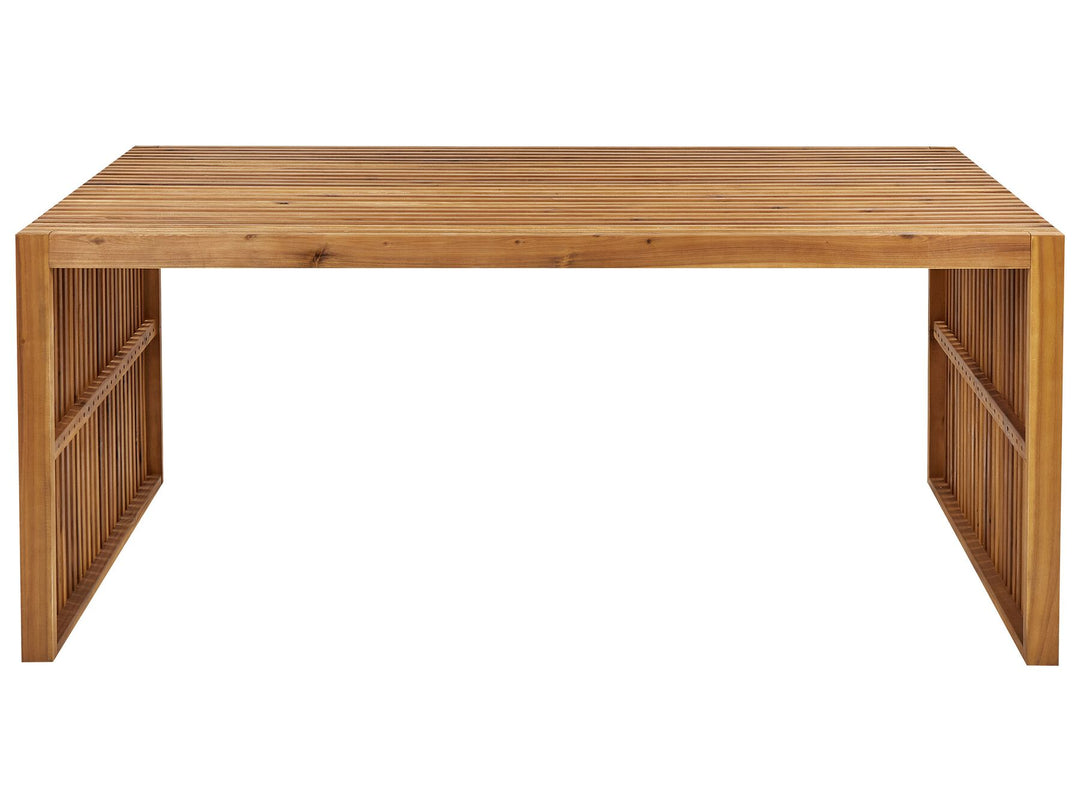 Sulzano Garden Dining Table 180 cm 90 cm Acacia Wood Brown