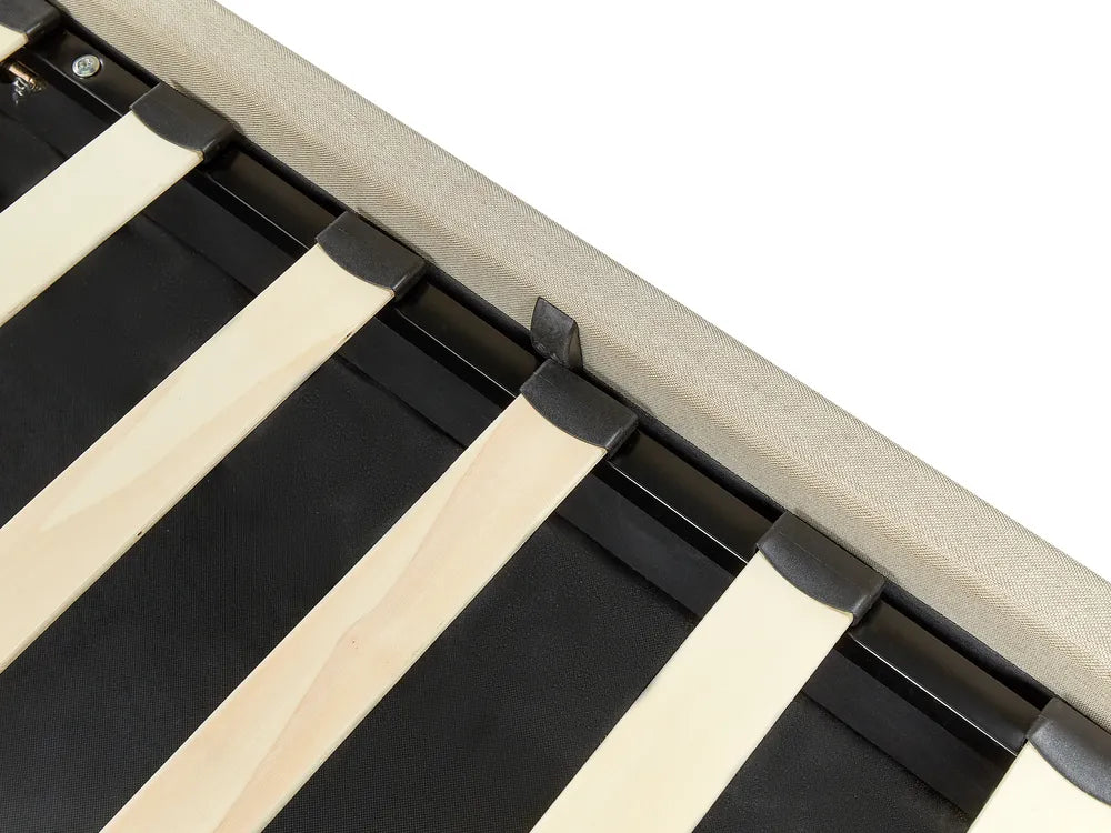 Ottoman Bed Fabric 180 x 200 cm (EU Super King) Beige Behka