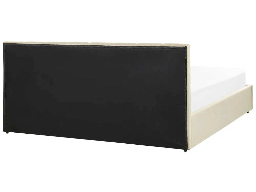 Ottoman Bed Fabric 180 x 200 cm (EU Super King) Beige Behka