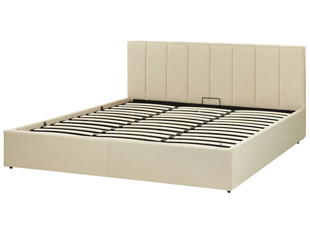 Ottoman Bed Fabric 180 x 200 cm (EU Super King) Beige Behka