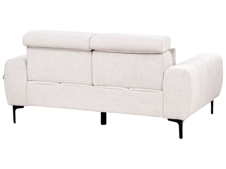 Sofa 2 Seater Fabric Beige Caras