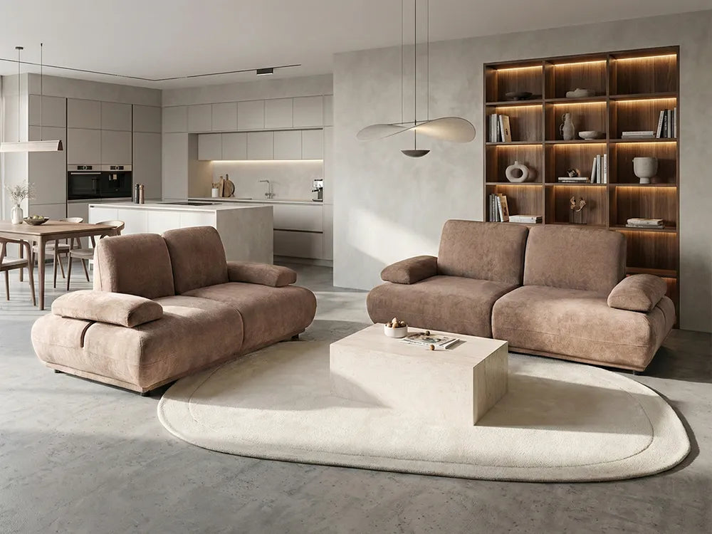 Sofa 2 Seater Brown Orella