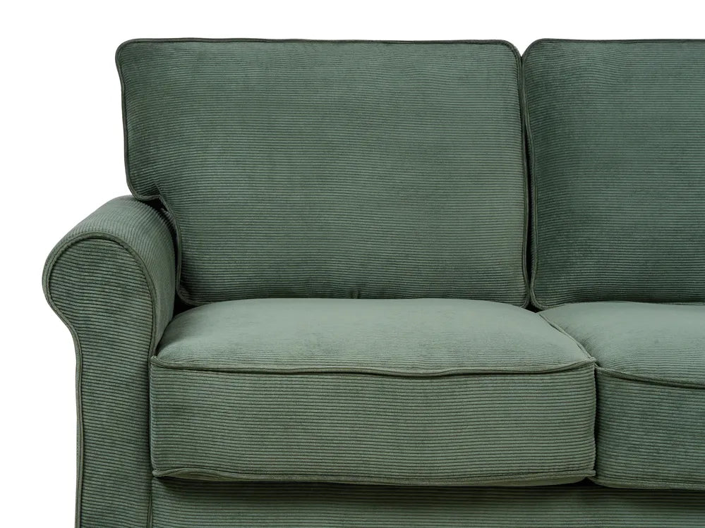 Sofa 2 Seater Corduroy Dark Green Dopely