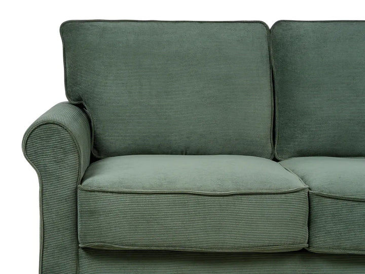 Sofa 2 Seater Corduroy Dark Green Dopely