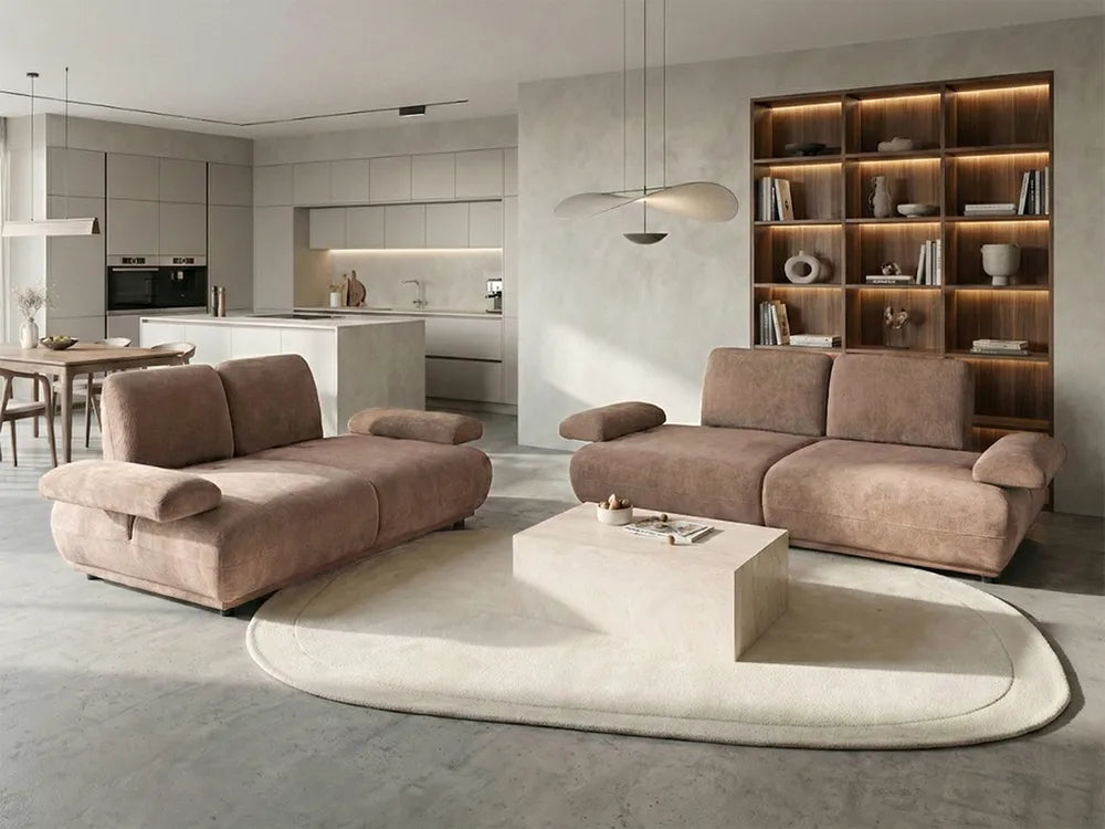 Sofa 2 Seater Brown Orella