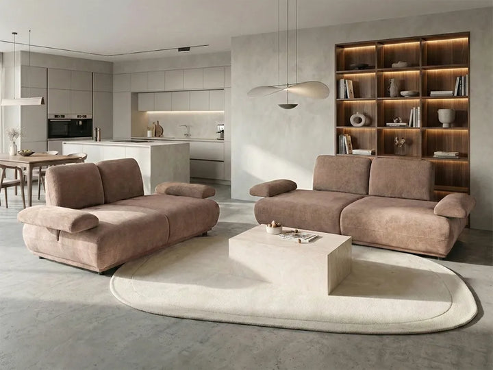 Sofa 2 Seater Brown Orella