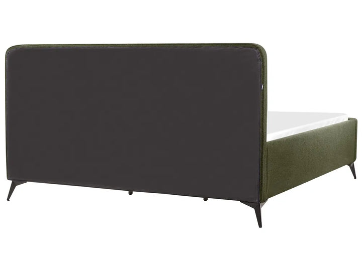 Bed Boucle 180 x 200 cm (EU Super King) Dark Green Modica
