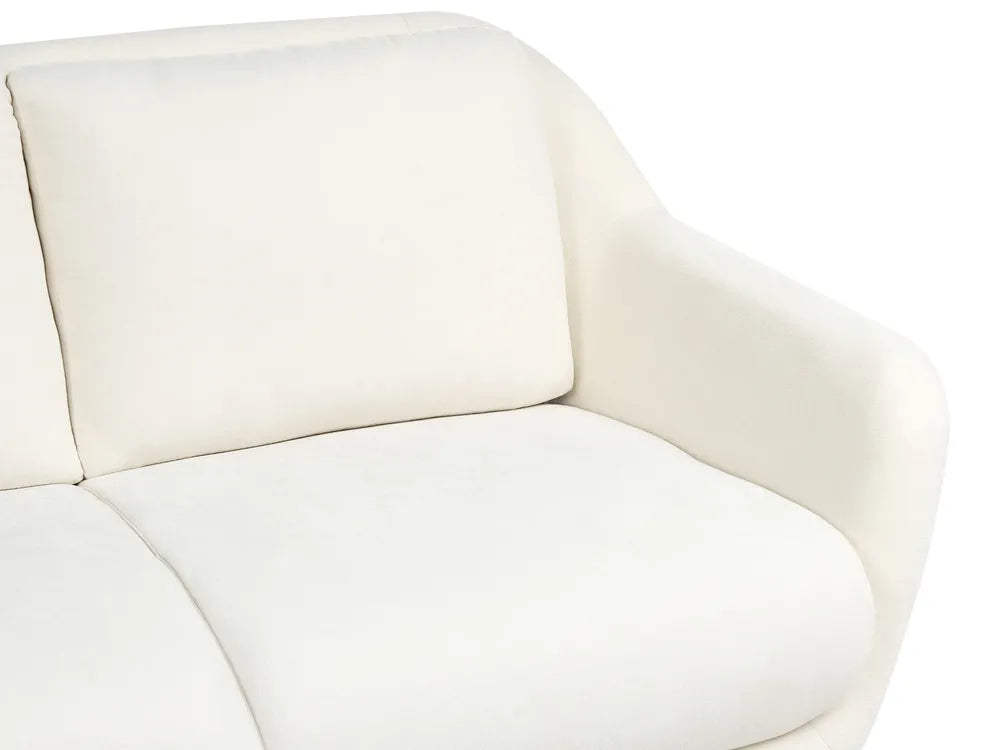 Sofa 2 Seater Chenille White Andeana