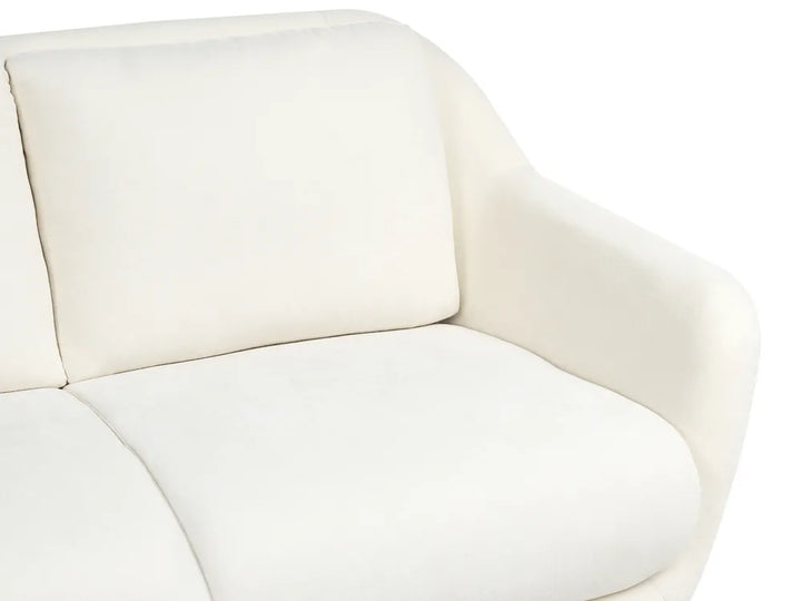 Sofa 2 Seater Chenille White Andeana
