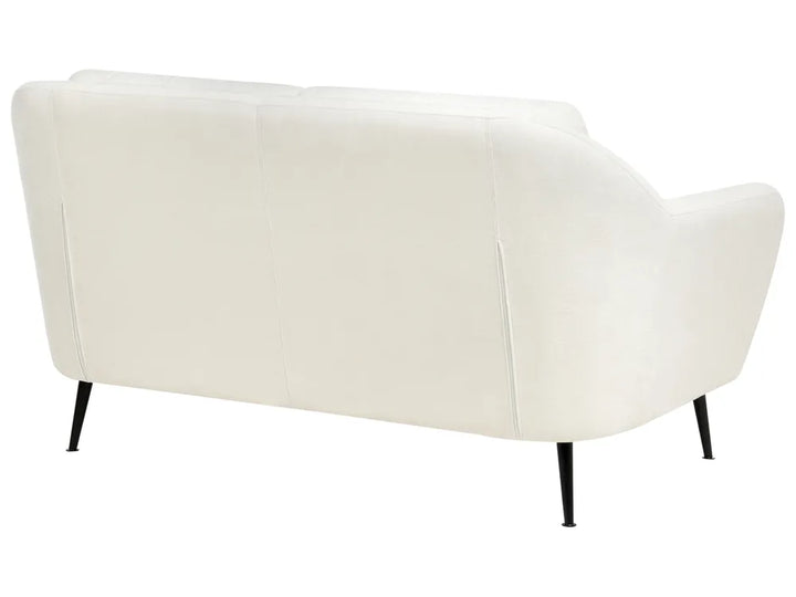 Sofa 2 Seater Chenille White Andeana