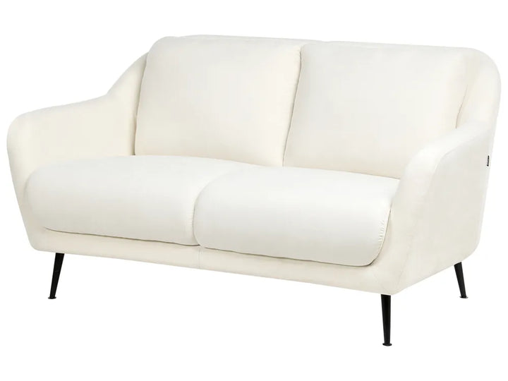 Sofa 2 Seater Chenille White Andeana