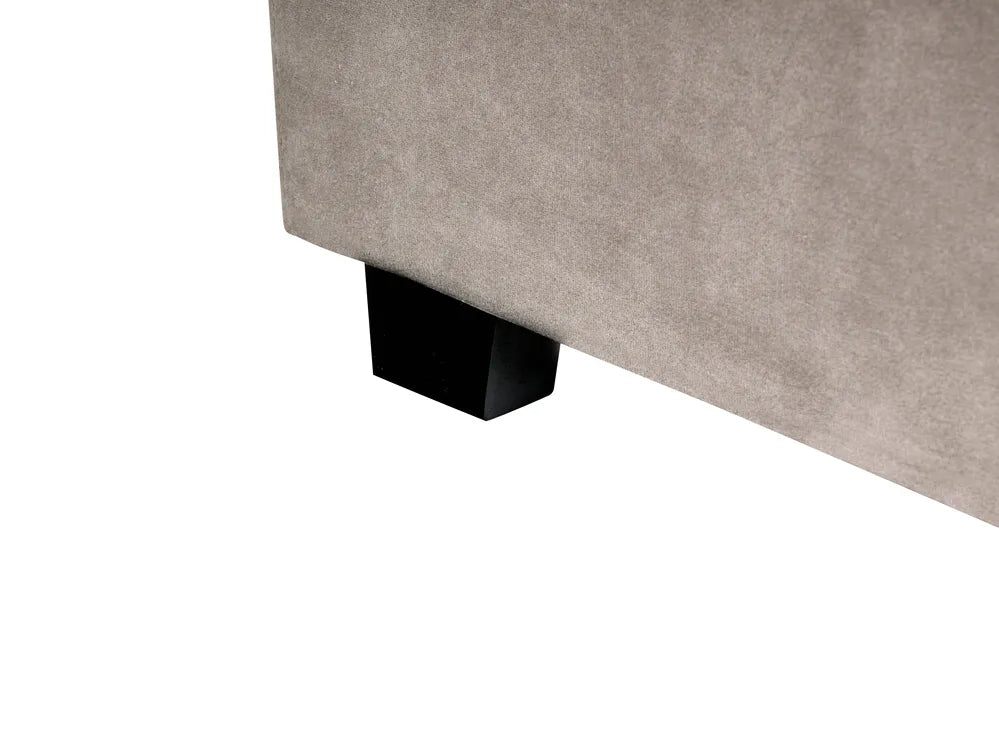 Waterbed Velvet 180 x 200 cm (EU Super King) Taupe Stauton