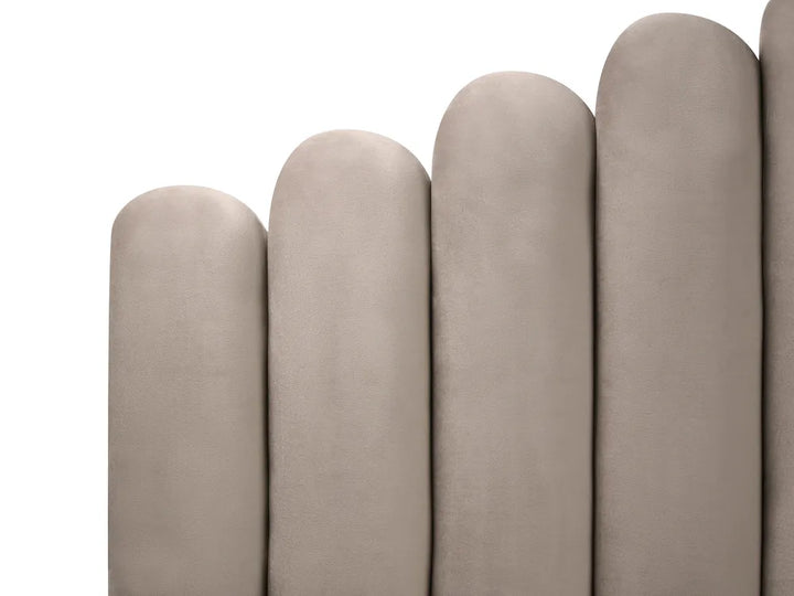 Waterbed Velvet 180 x 200 cm (EU Super King) Taupe Stauton