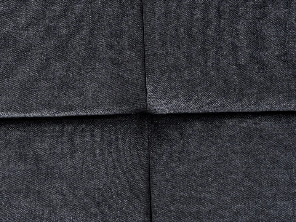 Sofa 2 Seater Velvet Black Caras