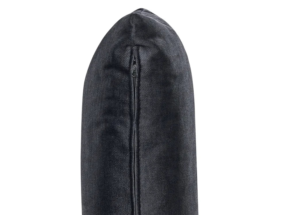 Sofa 2 Seater Velvet Black Caras