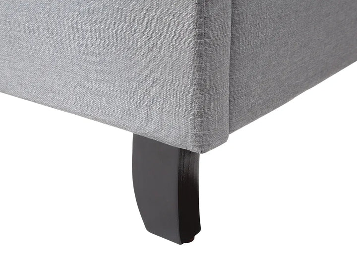 Bed Fabric 180 x 200 cm (EU Super King) Light Grey Litta