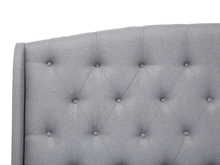 Bed Fabric 180 x 200 cm (EU Super King) Light Grey Litta