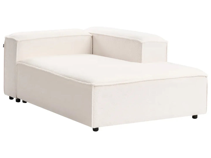 Modular Corner Sofa 4 Seater Boucle Off-White Left Hand Oakham