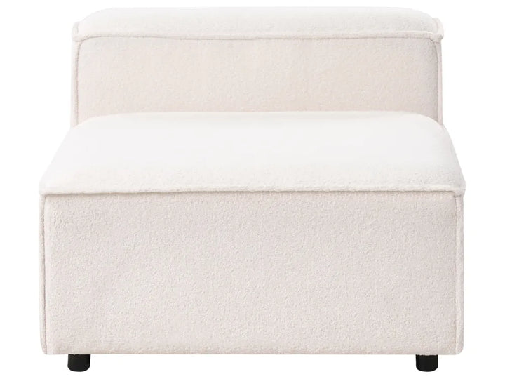 Modular Corner Sofa 4 Seater Boucle Off-White Left Hand Oakham