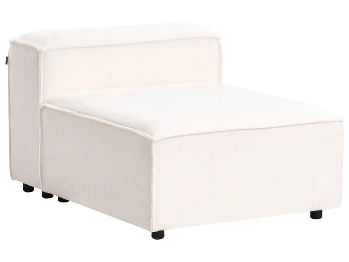 Modular Corner Sofa 4 Seater Boucle Off-White Left Hand Oakham