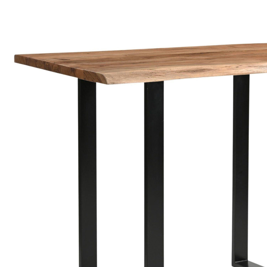 Live Edge Collection Light Acacia Bar Table