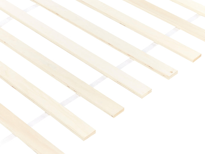 Bed Pine Wood 140 x 200 cm (EU Double) Light Brown Vidoje