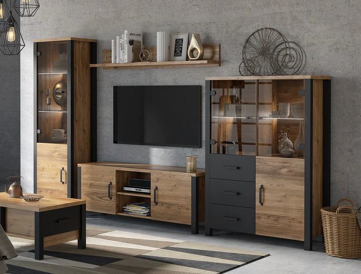 Artistic Olin 41 TV Cabinet Oak Grandson - Stylish Storage Solution