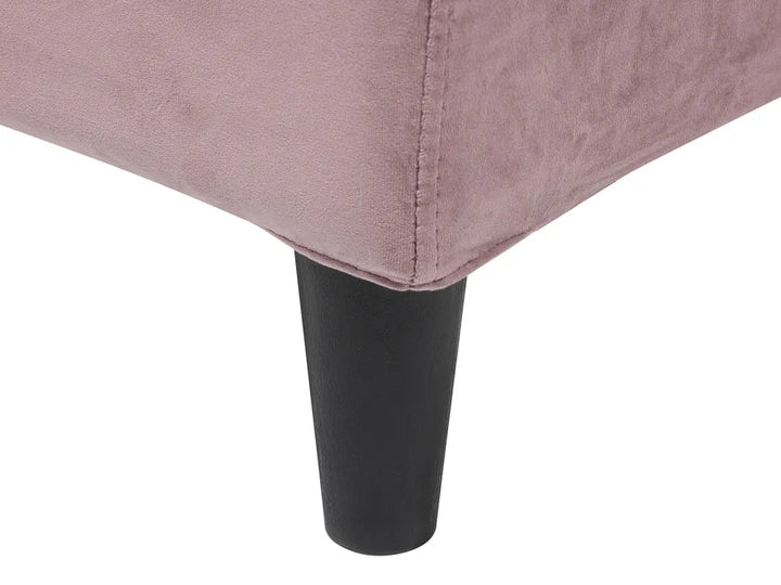 Bed Velvet 180 x 200 cm (EU Super King) Pink Candler