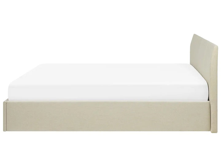 Ottoman Bed Fabric 180 x 200 cm (EU Super King) Light Beige Drew